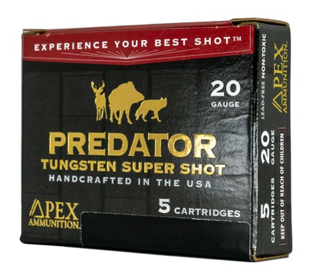 APEX AMMO PK20-1524   20G 3    1.5   2/4      5/10