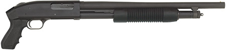 Mossberg 51340 500 JIC Cruiser 12 Gauge Pump 3" 5+1 18.50" Matte Blued Steel Barrel, Matte Blued Stainless Steel Receiver, Black Fixed w/Pistol Grip Synthetic Stock, Survival Kit In A Can