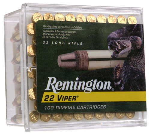 Remington Ammunition 21288 Viper  22LR 36gr Truncated Cone Solid 100 Per Box/50 Case