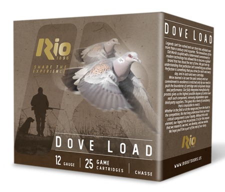 RIO RDL328     DOVE LOAD 12G  2-3/4  8       25/10