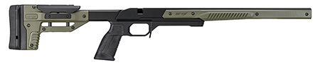 Mdt Sporting Goods Inc 106159ODG Oryx Chassis OD Green/Black Aluminum, Adj. Cheekrest, M-LOK Forend, AR-Style Grip, Barricade Stop, Fits Short Action Howa 1500  &  Weatherby Vanguard