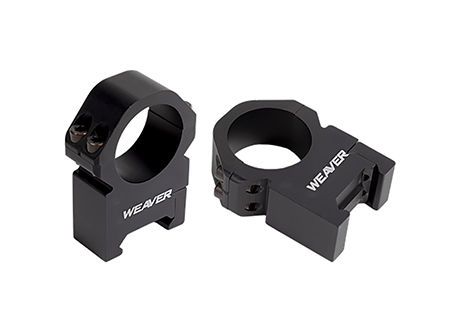 Weaver Mounts 48382 Precision  Black Aluminum 1" Tube High
