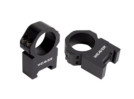 Weaver Mounts 48383 Precision  Black Aluminum 1" Tube Extra High