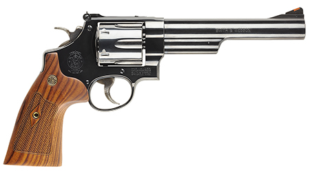 Smith  &  Wesson 150145 Model 29 Classic N-Frame Frame 44 S&W Spl/44 Rem Mag 6 Shot 6.50" Blued Carbon Steel Barrel, Cylinder  &  Frame, Wood Grip, Exposed Hammer