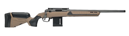Savage Arms 33069 110 RF Core Tactical 22 LR 10+1 20" Medium Heavy Fluted Barrel, Coyote Tan AccuStock w/AccuFit V2