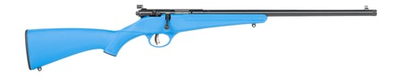 Savage Arms  Rascal F-SR 22 LR 1rd 16.13" Matte Black Single Shot Threaded Barrel, Blue Synthetic Stock, Right Hand