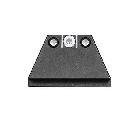 Night Fision GLK004003WGZ Suppressor Height Sights For Glock  Green Tritium White Outline Front Sight-Green Tritium Black Outline Rear Sight Glock 17/17L/19