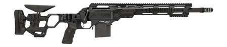 Cadex Inc CDXSSCOV308165CP20I2E1 CDX-SS Seven S.T.A.R.S. Covert Compact 308 Win 10+1 16.50" Black DLC Fluted Threaded Barrel, Black Cerakote Receiver w/Picatinny Rail, M-LOK Handguard, Black Folding S