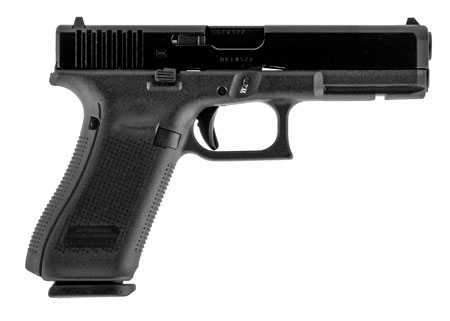 Glock PR17555FS G17 Gen5 Rebuilt 9mm Luger 4.49" 17+1 FS Black nDLC Interchangeable Backstrap Grip