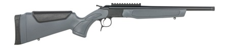 CVA CR4447 Scout  338 ARC 1rd 16.50" Matte Blued Threaded Barrel  &  Receiver w/DuraSight Rail, Stealth Gray Synthetic Stock