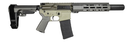 Shark Coast Tactical SCCSNKYSD556001 Sneeky Pete 5.56 NATO 30+1 7.50" Black Nitride Threaded Barrel, Aluminum Receiver w/Picatinny Rail, M-LOK Handguard, Polymer SB Tactical SBA3 Brace, Magpul MOE Gri
