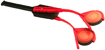 MTM Case-Gard EZDT40 EZ Throw Double Red Polymer Manual Cocking 31" Long Double Ambidextrous Hand