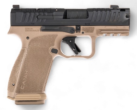 Canik HG8328DM-N Mete MC9 Prime 9mm Luger 17+1 3.64" Compensated Barrel, Steel Optic Ready/Serrated Slide, Polymer Frame w/Picatinny Rail, Textured Grip
