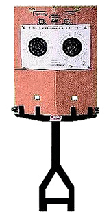 MTM Case-Gard JMTS40 Jammit Target Stand Black Plastic, 17.50" x 2" x 47", Includes Stakes/Target Backer