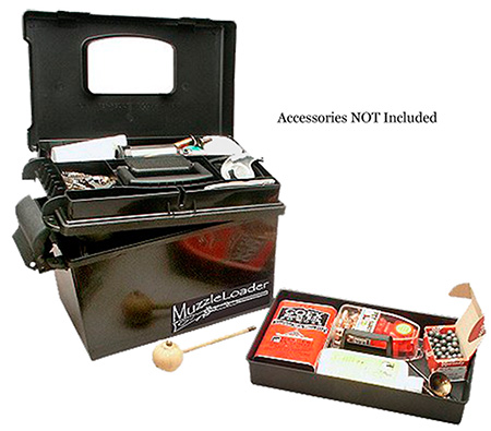 MTM Case-Gard ML140 Muzzleloader Dry Box  Water/Weather Resistant Black Plastic 15 x 8.8 x 9.4"