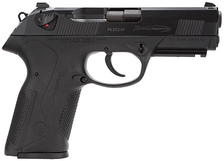 Beretta USA JXF5F25 Px4 Storm  Full Size Frame 45 ACP 10+1, 4.10" Black Steel Barrel, Black Bruniton Serrated Steel Slide, Black Polymer Frame w/Picatinny Rail, Ambidextrous