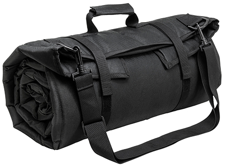 NcStar CVSHMR2957B Roll Up Shooting Mat  Black PVC 69"L x 35" H