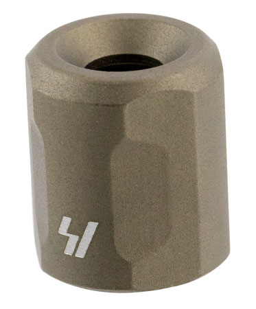 Strike BCTPFDE Barrel Thread Protector  223 Rem/5.56x45mm NATO AR Platform Flat Dark Earth Aluminum 1/2"-28 tpi