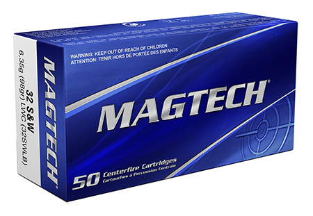 Magtech 32SWLB Range/Training  32S&W Long 98gr Lead Wadcutter 50 Per Box/20 Case