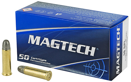 Magtech 38A Range/Training  38Special 158gr Lead Round Nose 50 Per Box/20 Case
