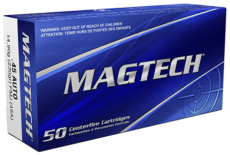 Magtech 45A Range/Training  45ACP 230gr Full Metal Jacket 50 Per Box/20 Case