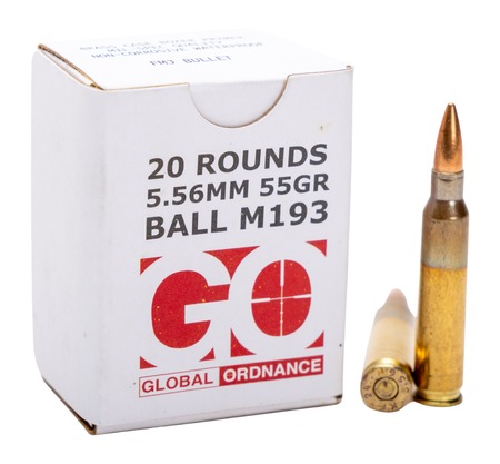 GO 850003223346        556X45 M193 55GR FMJ  20/50