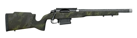 Proof Research 150887 Elevation 2.0 7mm PRC 3+1 20" Carbon Fiber Match Grade Threaded Barrel, Black Receiver w/Picatinny Rail, Midnight Camo Fixed Carbon Fiber Stock, Right Hand