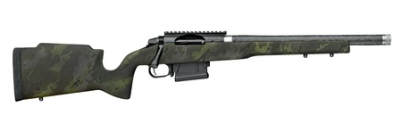Proof Research 151082 Elevation MTR 2.0 223 Rem 4+1 16.50" Carbon Fiber Match Grade Threaded Barrel, Black Receiver w/Picatinny Rail, Midnight Camo Proof Fixed Carbon Fiber Stock, Right Hand