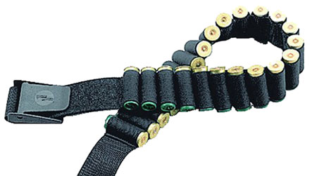 Uncle Mike's 88051 Cartridge Belt Shotgun Black Nylon 25rd 50"