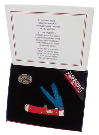 CASE 25002 SMOOTH R & W SYN TRAPPER PATRIOTIC