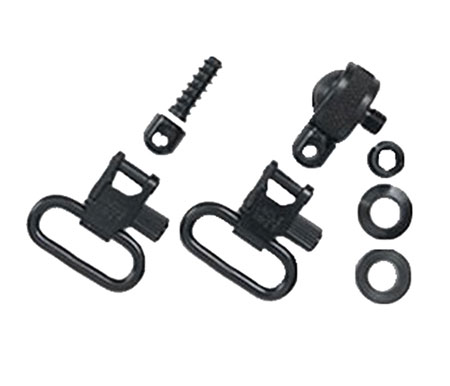 Uncle Mike's 15612 Magnum Swivel Set Quick Detach 115 MC Blued 1" Loop for Most Pump  &  Auto Shotguns