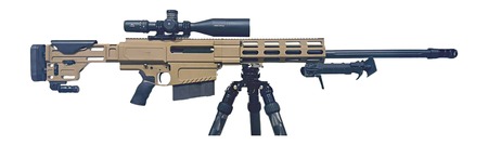 HM Defense HM50MAX50BMGFDE HM50 Max 50 BMG 10+1 29.25" Black Match Grade Threaded Barrel, FDE Cerakote Aluminum Receiver w/Picatinny Rail, M-LOK Handguard, Picatinny Rail/Arca Rail Forend, Adj Cheekpi