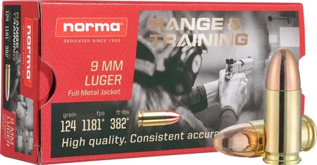 NORMA 620340050  R & T 9MM 124GR  50/20