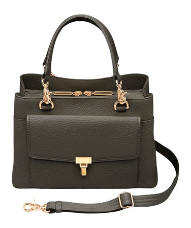 GTM GTM-32/PB BLACK   LARGE SATCHEL CROSSBODY-COW
