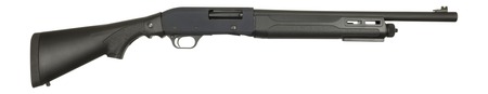 Tokarev USA 21000431 TSA  12 Gauge Semi-Auto 3" 4+1 18.50" Black Heat Shield Barrel, Black Aluminum Drilled  &  Tapped Receiver, Fixed Black Synthetic Stock