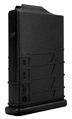 Mdt Sporting Goods Inc 104447BLK AICS Magazine  10rd Extended 308/6.5 Creedmoor Short Action, Black Polymer Fits Some Chassis/Bottom Metal (MDT/XLR/KRG/GRS/CDI/Pacific Tool  &  Gauge)