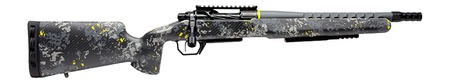 Horizon Firearms HRF-VRF-22CM-13R Venatic Riff SBR 22 Creedmoor 13" Porsche Grey Rattler Threaded Barrel, Black DLC Steel Receiver w/Picatinny Rail, Arca Rail Forend, Carbon Flash Iota EKO Carbon Fibe