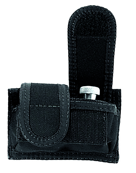 Uncle Mike's 88281 Universal SpeedLoader Mag Pouch Double Black Kodra Nylon Hook  &  Loop 38 Cal 45 Cal Belts 2.25" Wide