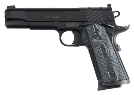 Colt Mfg O1082CCUOR CCU Government Full Size 9mm Luger 10+1 5" Stainless National Match Barrel, Matte Black DLC Carbon Steel Optic Ready/Serrated Slide, Black Ion Bond Carbon Steel Frame w/Beavertail,