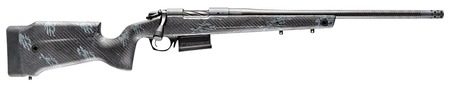 Bergara Rifles B14S7515CF B-14 Crest CF 25 Creedmoor 5+1 20" Carbon Fiber Threaded Barrel, Sniper Gray Cerakote Steel Drilled  &  Tapped Receiver, Fixed Carbon Fiber w/Black  &  Gray Sponge Accents Stock,