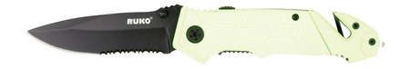 RUKO RUK0144SHG-CS   440A 3-1/4"HIVIZ GRN FOLDING
