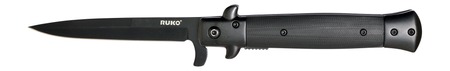 RUKO RUK0184BK    420A 4"BLKOUT FOLDING G10
