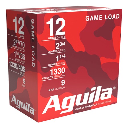AGUILA 1CHB1209 GAME     12G 2.75 #9   1-1/4 25/10