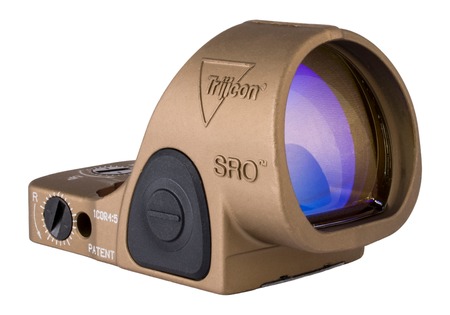 TRJ 2500035 SRO ADJ LED 2.5 MOA GRN DOT COY BRN