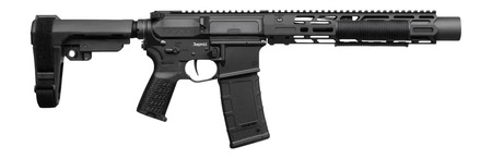 CMMG 30A0ED0-AB Zeroed Banshee Mk4 300 Blackout 30+1 6.50" Black Nitride Threaded Barrel, Black Armor Cerakote Aluminum Receiver w/Picatinny Rail, M-LOK Handguard, Black Polymer CMMG RipBrace, CMMG Ze