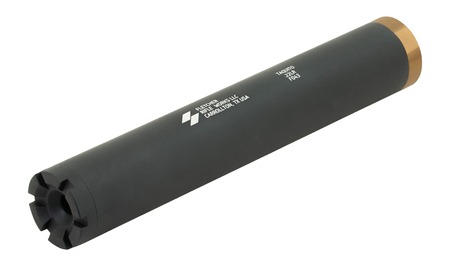 Fletcher Rifle Works TAQUITOBLK Taquito 22LR 1" Black Stainless Steel/Aluminum 1/2"x28