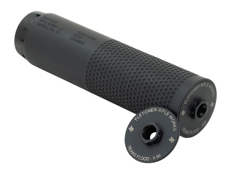 Fletcher Rifle Works TEXASFLOOD Texas Flood 30Cal 1.75" Black Titanium 1.375"x24