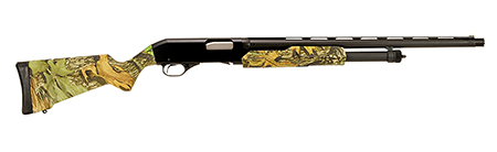 Stevens 22564 320 Field Compact 12 Gauge Pump 3" 5+1 22" Matte Black Vent Rib Barrel, Matte Black Aluminum Drilled  &  Tapped Receiver, Fixed Mossy Oak Obsession Synthetic Stock, Ambidextrous