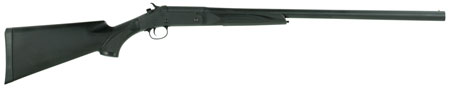 Stevens 22557 301  12 Gauge 3" 1rd 26" Matte Black Carbon Steel Barrel  &  Receiver, Fixed Matte Black Synthetic Stock, Ambidextrous