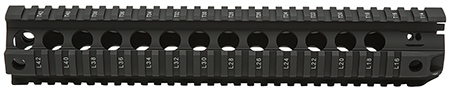 BCM QRF12556BLK QRF  12" Free-Floating Style Made of Aluminum with Black Anodized Finish  &  Picatinny Rail for AR-Platform